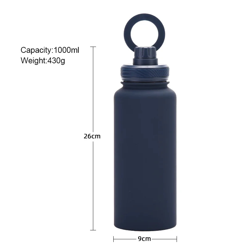 Custom water bottle with phone holder 1L 1000ML 32oz