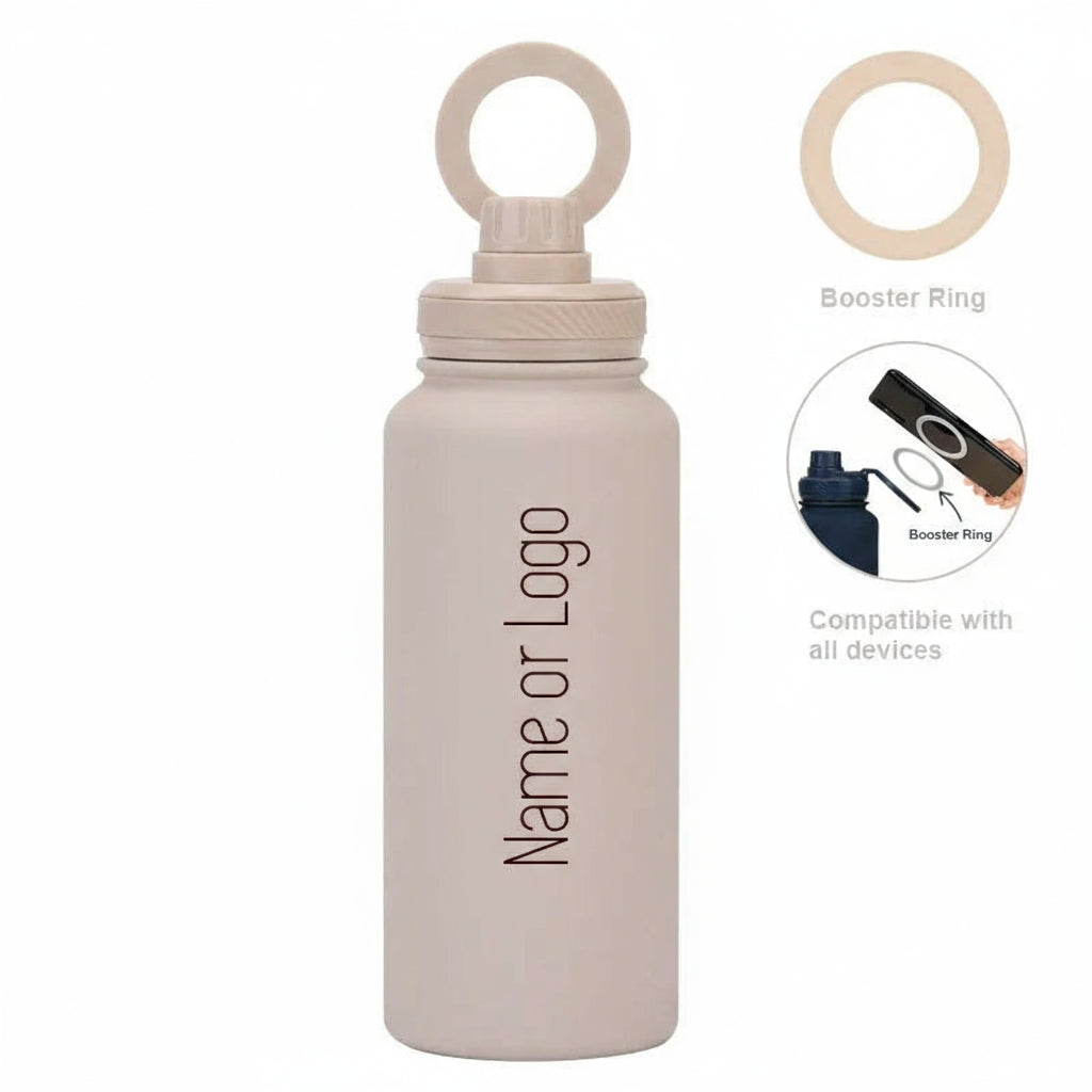 Custom water bottle with phone holder 1L 1000ML 32oz