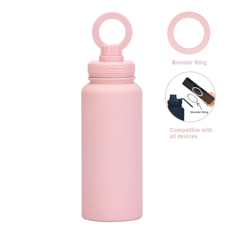Custom water bottle with phone holder 1L 1000ML 32oz