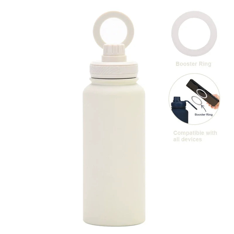 Custom water bottle with phone holder 1L 1000ML 32oz