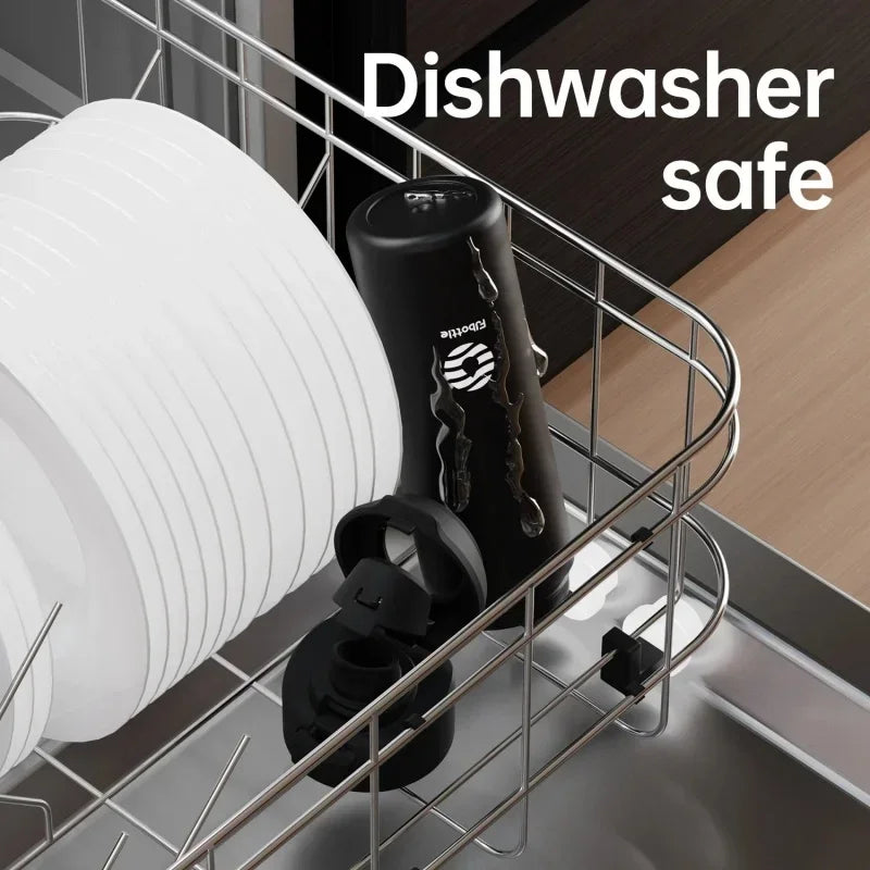 Sports Inox Thermal Bottle with Magnetic Stand for Cell Phone