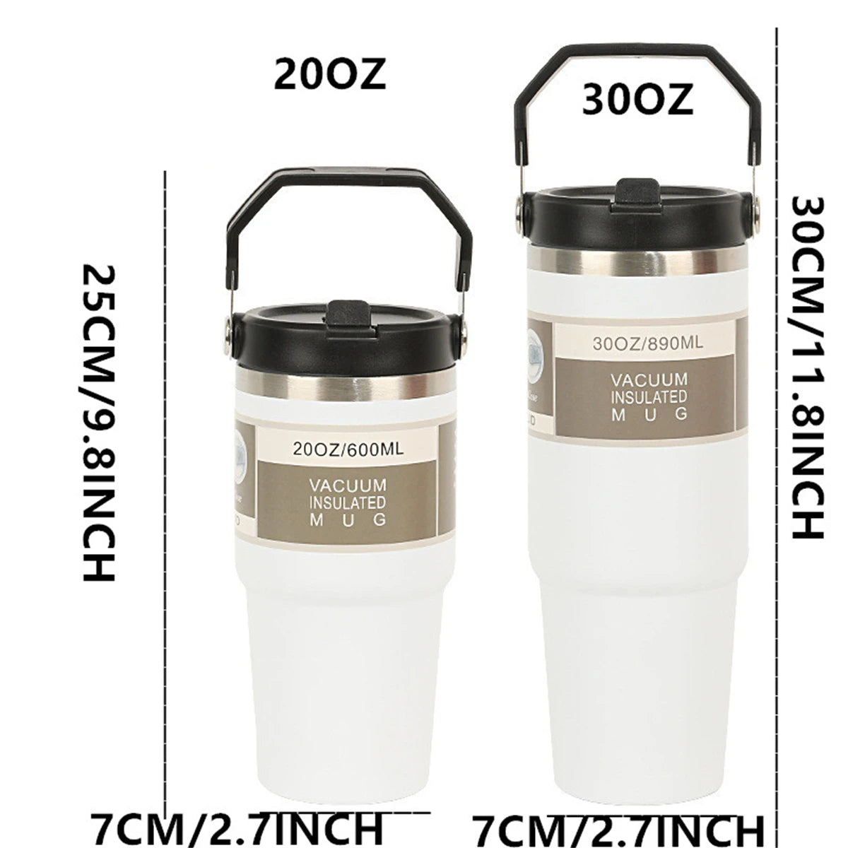 Portable Vacuum Thermal Cup 20/30OZ Inox