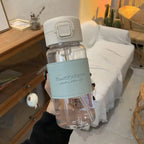 Infant Bottle 500ml with Straw and Pop-Up Anti-Leak Cap