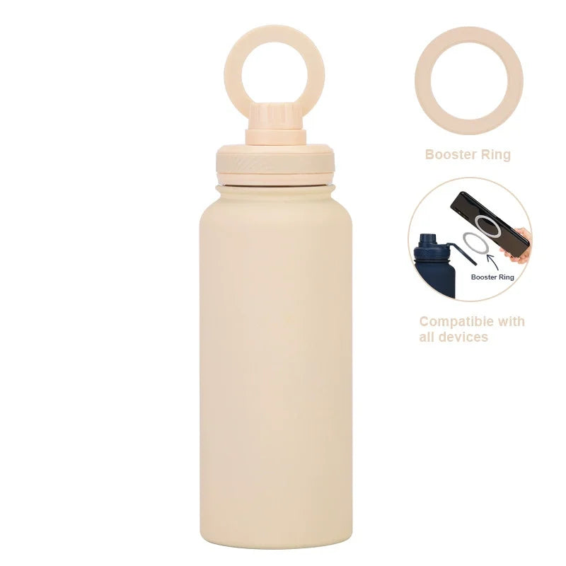 Custom water bottle with phone holder 1L 1000ML 32oz