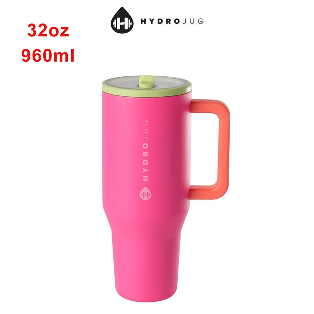 Traveler Thermal Cup 32oz with Handle and Straw