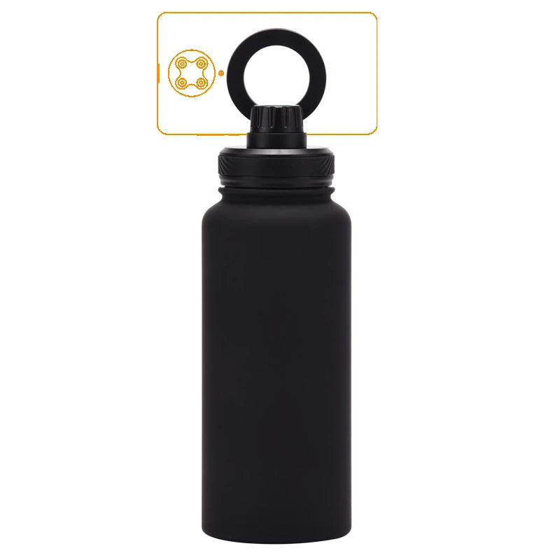 Custom water bottle with phone holder 1L 1000ML 32oz