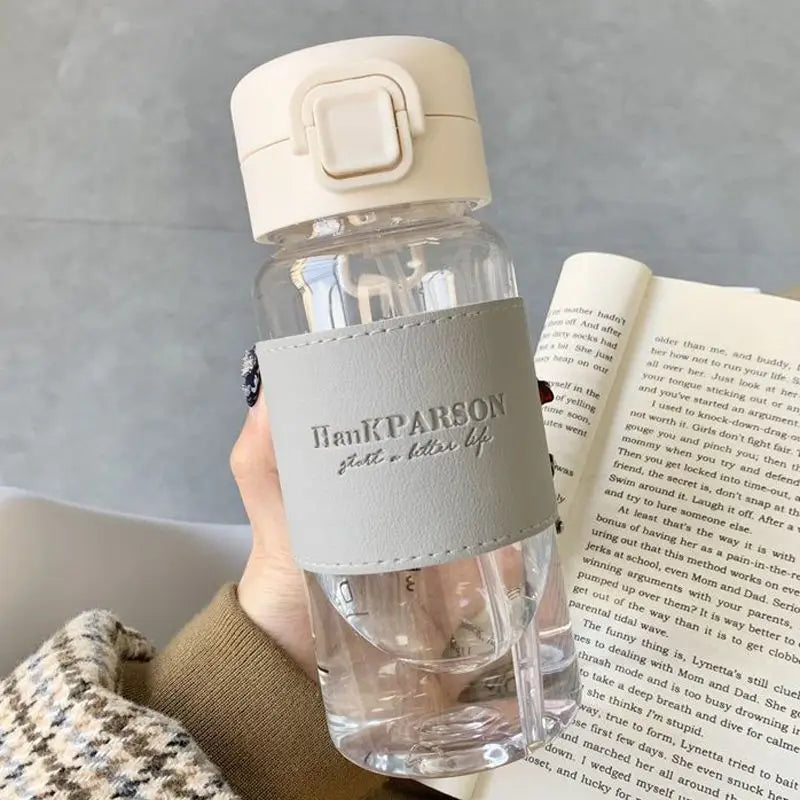 Infant Bottle 500ml with Straw and Pop-Up Anti-Leak Cap