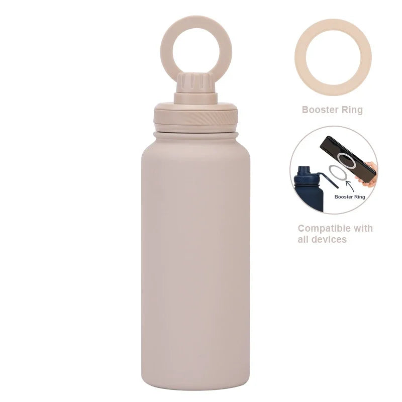 Custom water bottle with phone holder 1L 1000ML 32oz